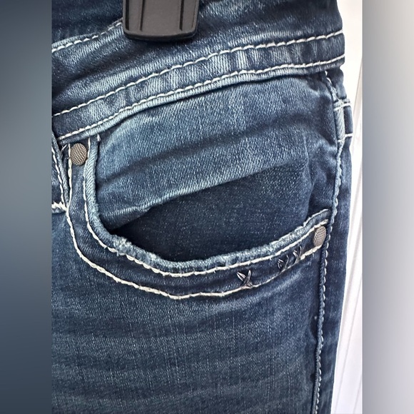 Vigoss Red, White & Blue detailed Slim Boot Leg Jeans- Merica! - Picture 7 of 12